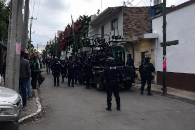 Texcoco operativo conjunto deja 11 detenidos tras agresión a agentes